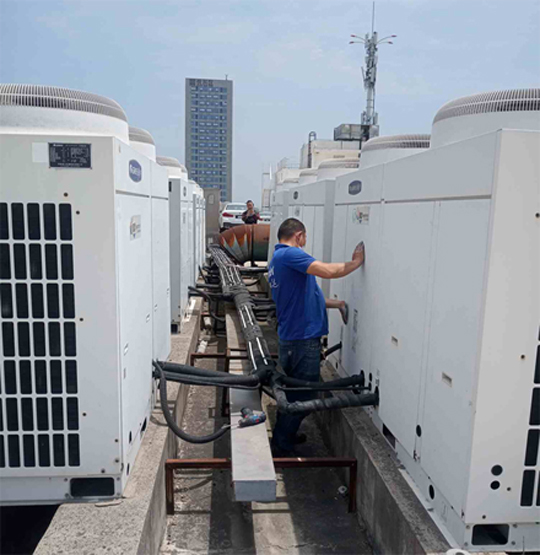 滦县中央空调制热和不制冷系统维修方法